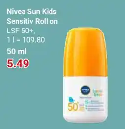 Globus Nivea Sun Kids Sensitiv Roll on Angebot