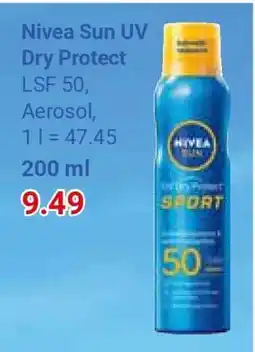 Globus Nivea Sun UV Dry Protect Angebot