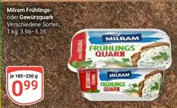 Globus Milram Frühlings- oder Gewürzquark Angebot