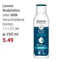 Globus Lavera Bodylotion oder Milk Angebot
