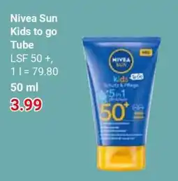 Globus Nivea Sun Kids to go Tube Angebot