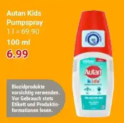 Globus Autan Kids Pumpspray Angebot
