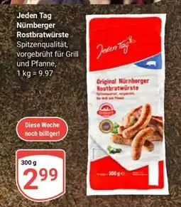 Globus Jeden Tag Nürnberger Rostbratwürste Angebot