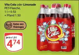 Globus VITA Cola oder Limonade Angebot