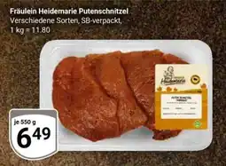 Globus Fräulein Heidemarie Putenschnitzel Angebot