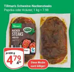 Globus Tillman's Schweine-Nackensteaks Angebot