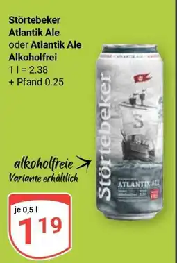 Globus Störtebeker Atlantik Ale oder Atlantik Ale Alkoholfrei Angebot