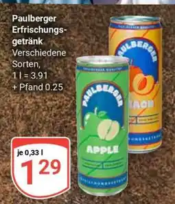 Globus PAULBERGER Erfrischungsgetränk Angebot