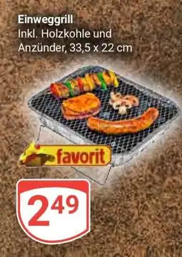 Globus Einweggrill Angebot