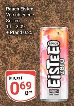 Globus RAUCH Eistee Angebot