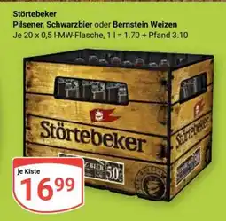 Globus Störtebeker Pilsener, Schwarzbier oder Bernstein Weizen Angebot