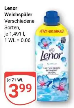 Globus Lenor Weichspüler Angebot