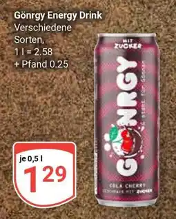 Globus Gönrgy Energy Drink Angebot