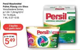 Globus Persil Waschmittel Pulver, Flüssig oder Discs Angebot