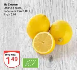 Globus Bio-Zitronen Angebot