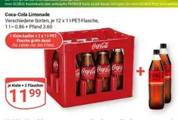 Globus Coca-Cola Limonade Angebot