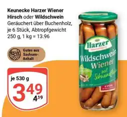 Globus Keunecke Harzer Wiener Hirsch oder Wildschwein Angebot