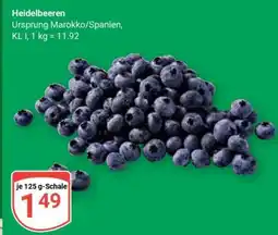 Globus Heidelbeeren Angebot