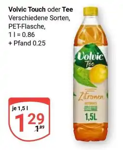 Globus VOLVIC Touch oder Tee Angebot