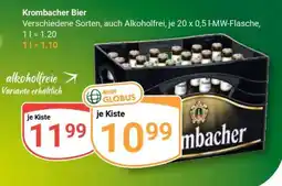 Globus Krombacher Bier Angebot