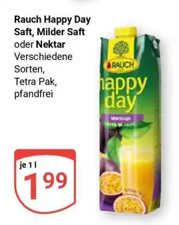 Globus Rauch Happy Day Saft, Milder Saft oder Nektar Angebot