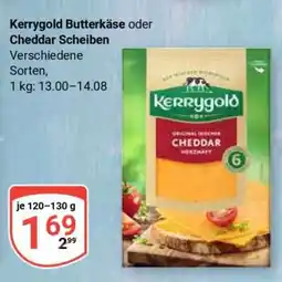 Globus Kerrygold Butterkäse oder Cheddar Scheiben Angebot