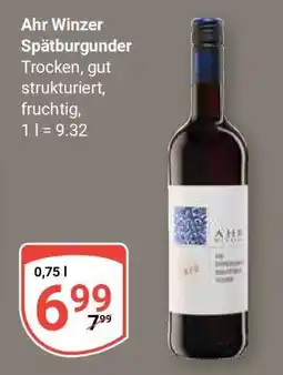 Globus Ahr Winzer Spätburgunder Angebot