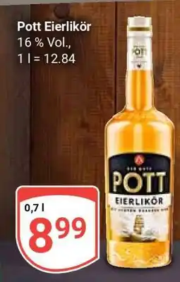Globus POTT Eierlikör Angebot