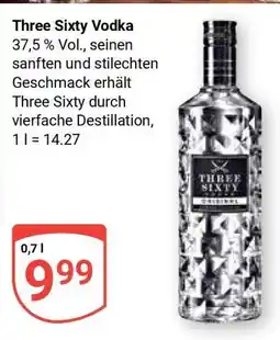 Globus Three Sixty Vodka Angebot