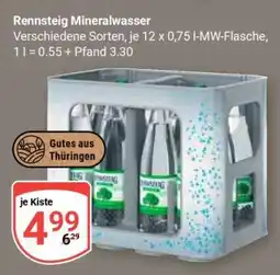 Globus Rennsteig Mineralwasser Angebot