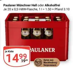 Globus Paulaner Münchner Hell oder Alkoholfrei Angebot