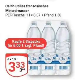 Globus Celtic Stilles, französisches Mineralwasser Angebot