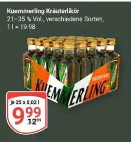 Globus KUEMMERLING Kräuterlikör Angebot