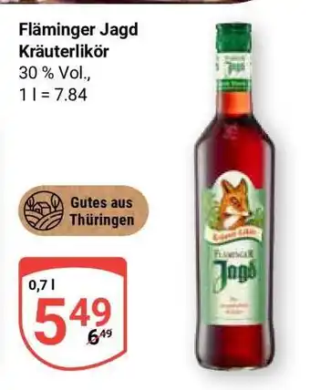 Globus Fläminger Jagd Kräuterlikör Angebot