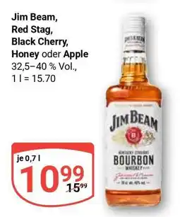 Globus Jim Beam, Red Stag, Black Cherry, Honey oder Apple Angebot
