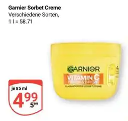 Globus Garnier Sorbet Creme Angebot