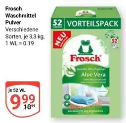 Globus Frosch Waschmittel Pulver Angebot
