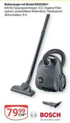 Globus Bodensauger mit Beutel BGDS2BA1 Angebot