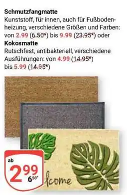 Globus Schmutzfangmatte Angebot
