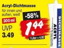 Repo Markt Acryl-Dichtmasse Angebot