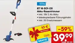 Netto Marken-Discount Güde Akku-Rasentrimmer RT 18-201-05 Angebot