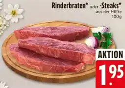 Edeka Rinderbraten oder Steaks Angebot