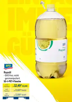 METRO aro Rapsöl Angebot