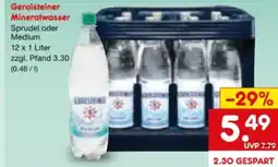 Netto Marken-Discount Gerolsteiner Sprudel Angebot