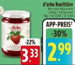 Edeka d'arbo Konfitüre Angebot