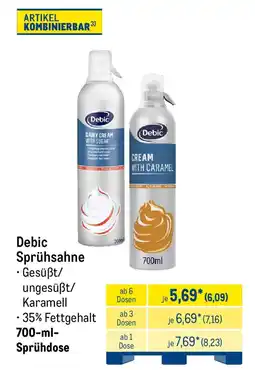 METRO Debic Sprühsahne Angebot