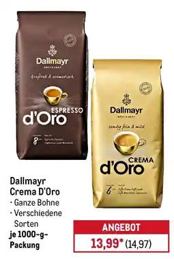 METRO Dallmayr Crema D'Oro Angebot