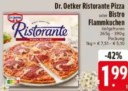 Edeka Dr. Oetker Ristorante Pizza oder Bistro Flammkuchen Angebot
