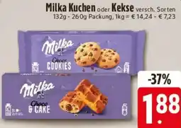 Edeka Milka Kuchen oder Kekse Angebot