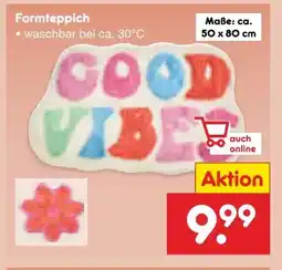 Netto Marken-Discount Formteppich Good Vibes Angebot